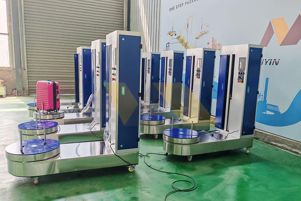 European vs Chinese luggage wrapping machine price comparison chart