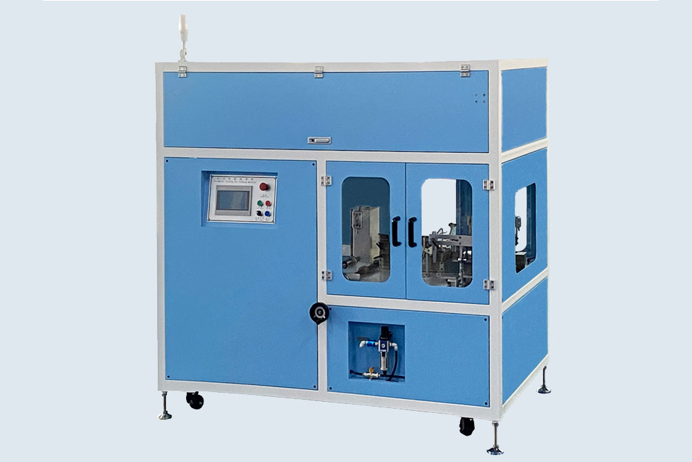 Precision box folding machine creating custom-sized packaging.