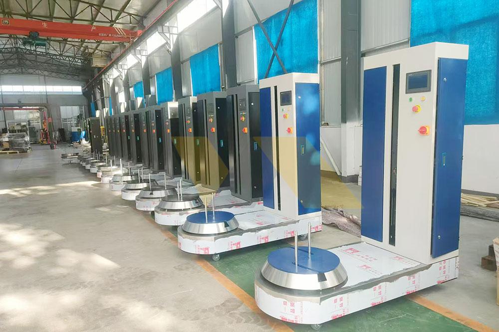 CE certified luggage wrapping machine assembly line