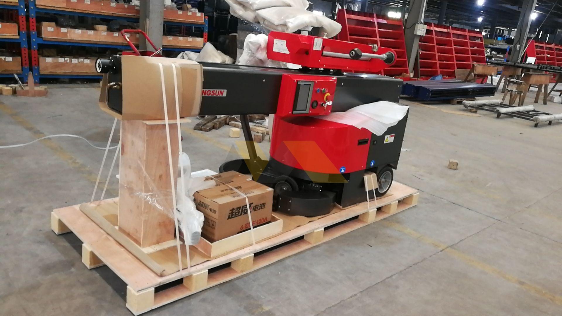 Bilingual robotic wrapper control panel interface demonstration