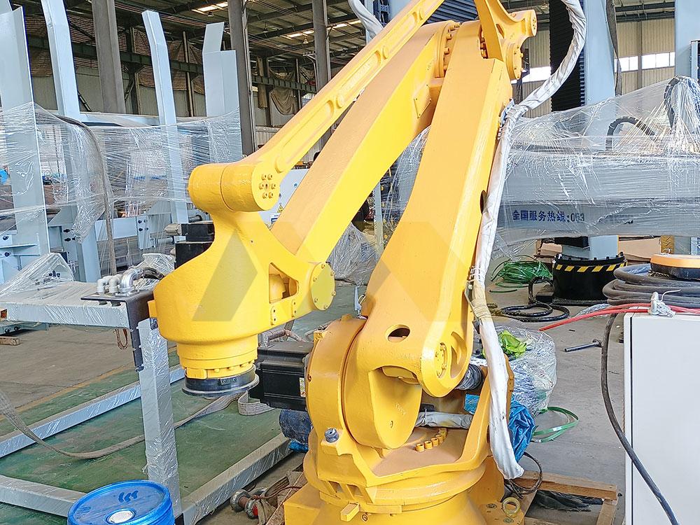 robotic palletizer handling irregularly shaped packages palletizer machine