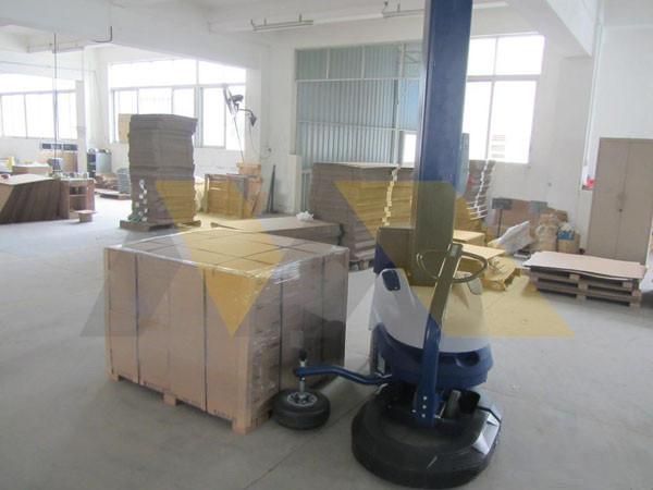 High-speed robotic wrapper palletizing and wrapping testing