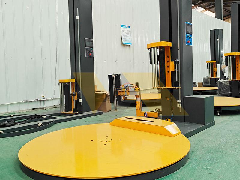 automatic pallet wrapper operational view